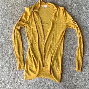 Mustard yellow cardigan size XS